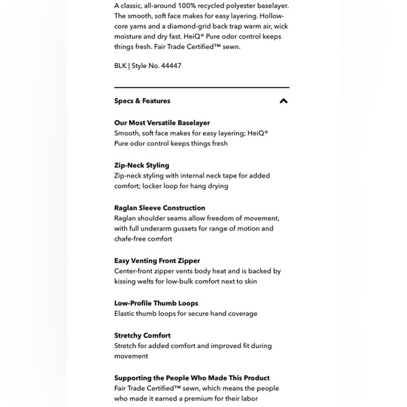 Patagonia Men’s Capilene Midweight Base Layer 1/2 Zip Pullover Shirt Sz M - Picture 5 of 12